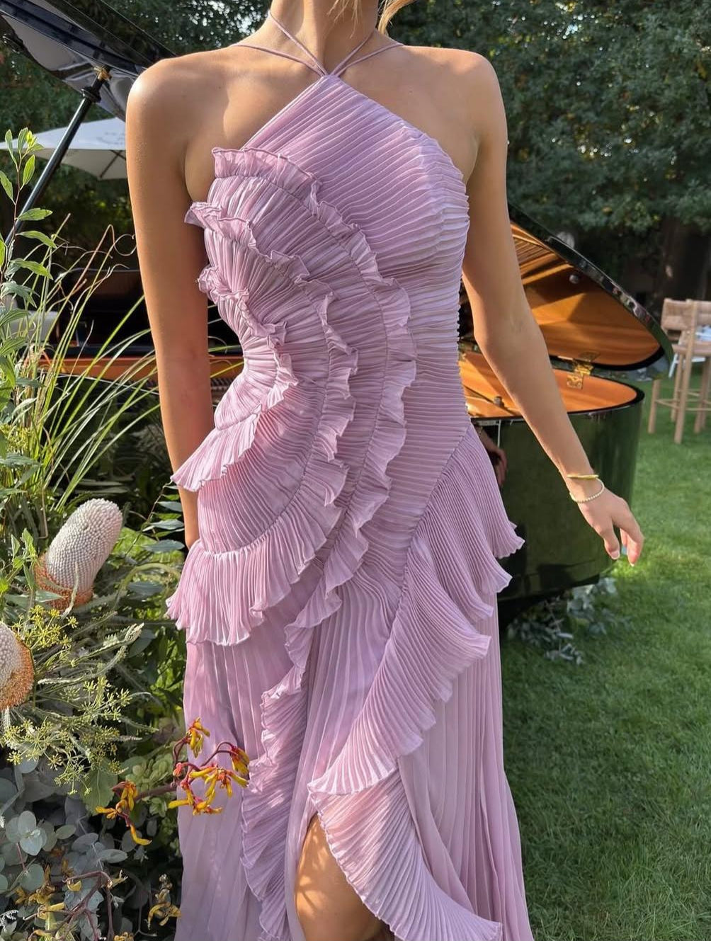 ARIADNA - VESTIDO PLISADO