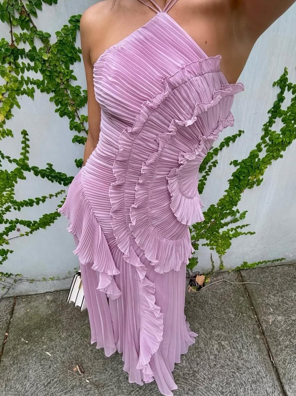 ARIADNA - VESTIDO PLISADO