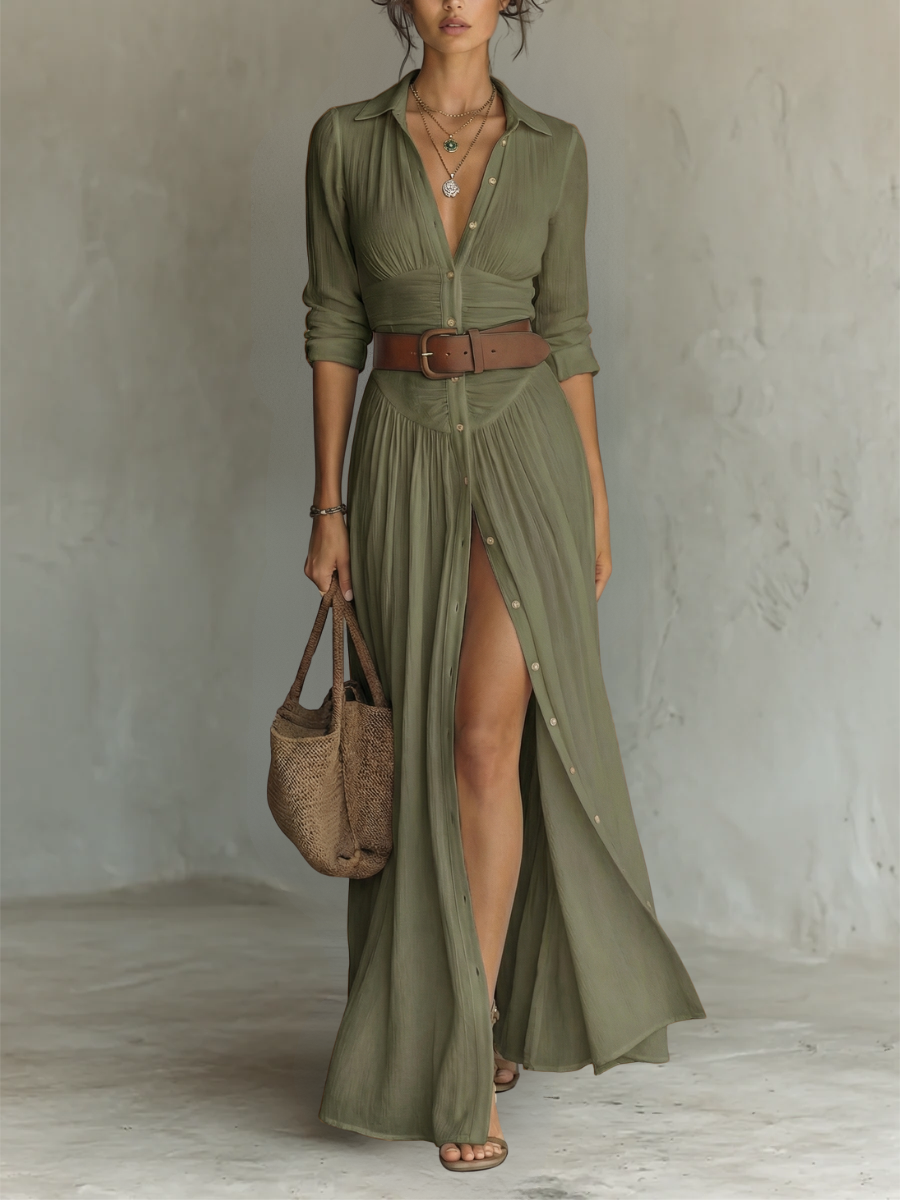 DAFNE - VESTIDO CAMISERO