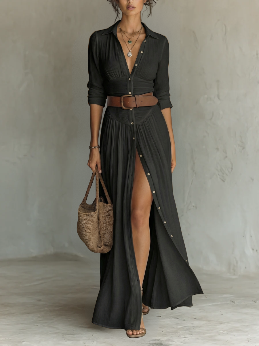 DAFNE - VESTIDO CAMISERO