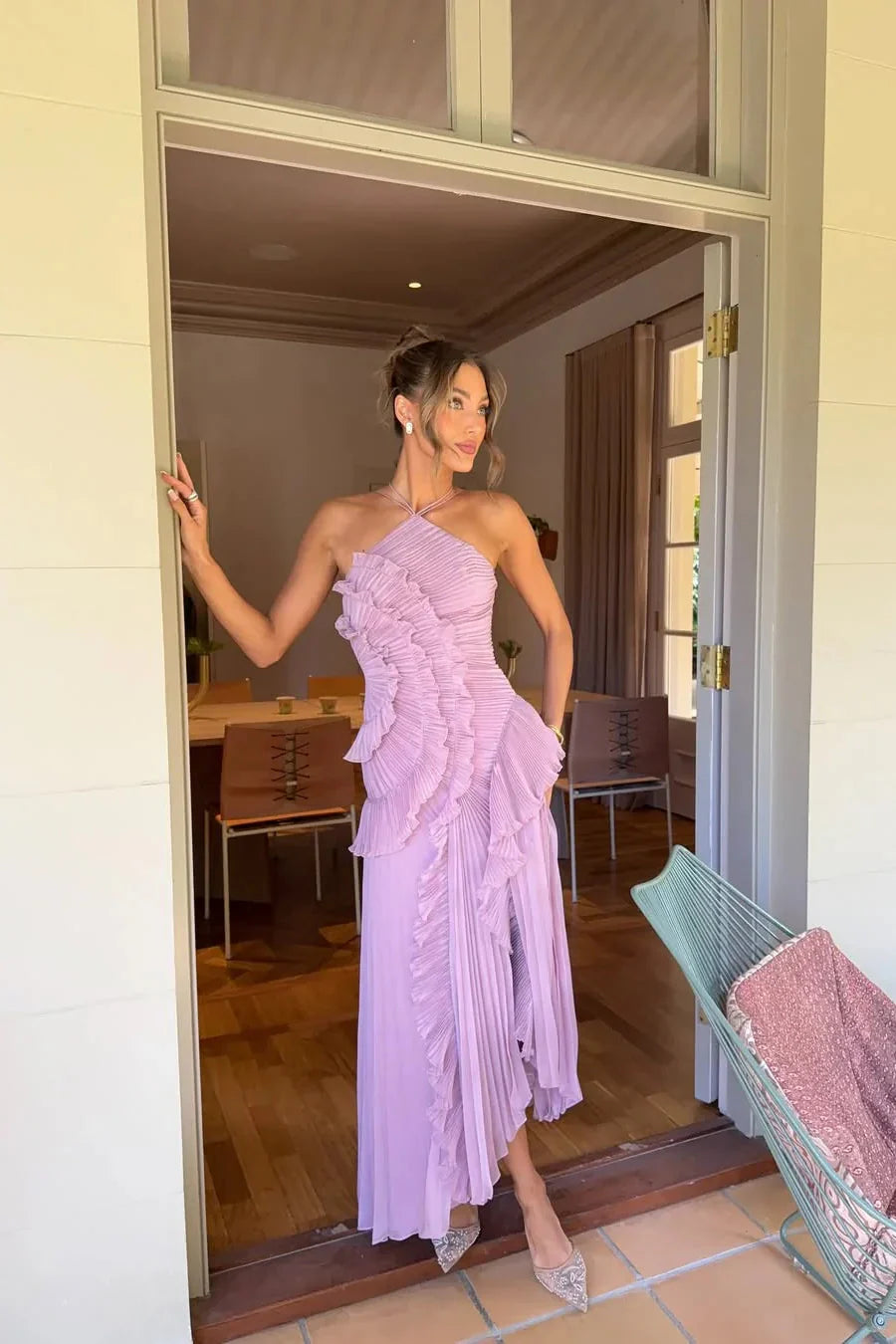 ARIADNA - VESTIDO PLISADO