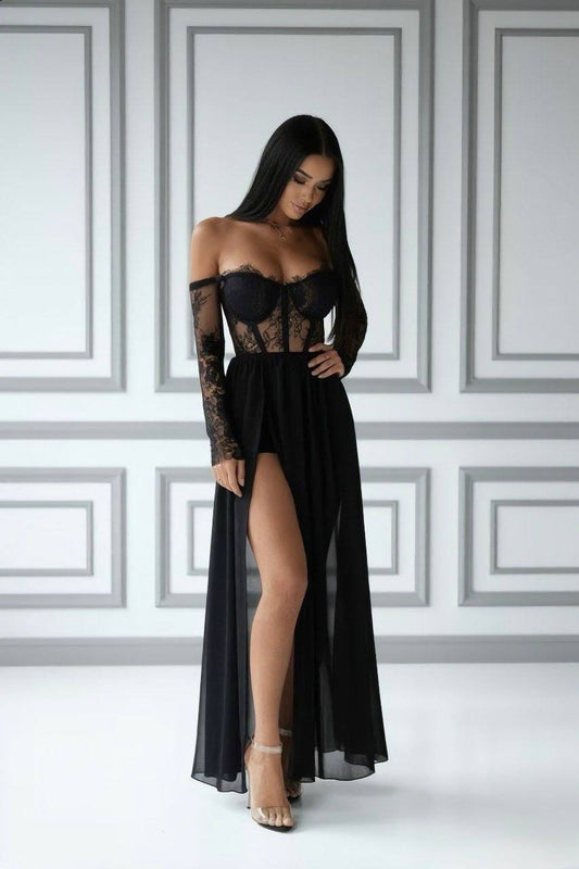 CELESTE - VESTIDO DE ENCAJE