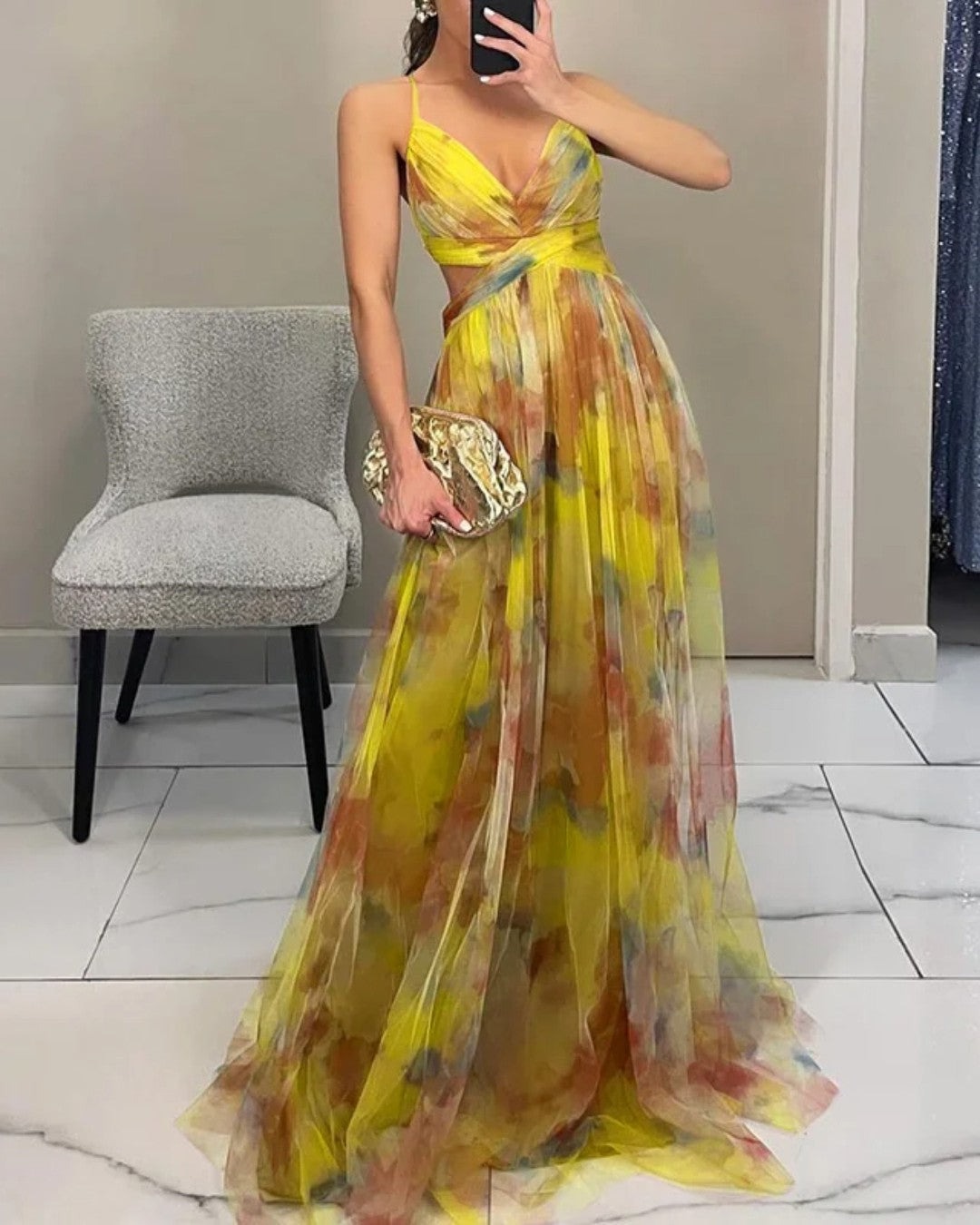 GIA - VESTIDO MAXI CRUZADO